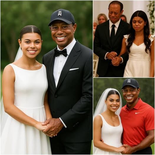 Congratulations on a special wedding: Sam Alexis Woods’ dad holds daughter’s hand, sends “emotional message” and “secret gift” to the couple that makes Sam Alexis Woods cry