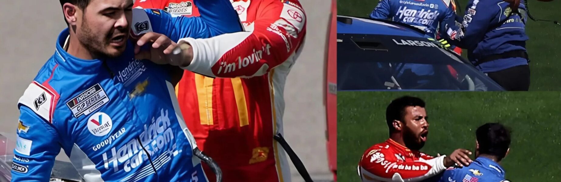 🔥NASCAR has just announced the suspension of Bubba Wallace for one race after he intentionally crashed Kyle Larson at round 94 of the South Point 400 and also pushed Larson. This behavior seriously violates the terms….