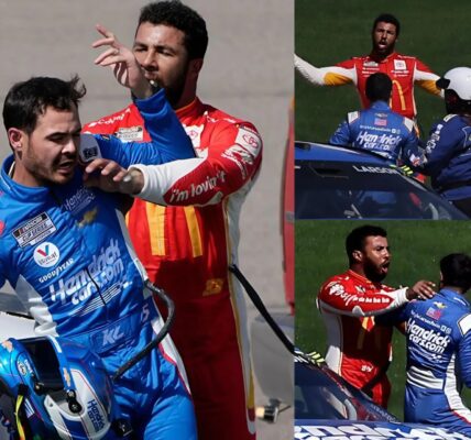 🔥NASCAR has just announced the suspension of Bubba Wallace for one race after he intentionally crashed Kyle Larson at round 94 of the South Point 400 and also pushed Larson. This behavior seriously violates the terms….