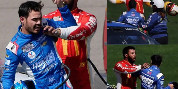 🔥NASCAR has just announced the suspension of Bubba Wallace for one race after he intentionally crashed Kyle Larson at round 94 of the South Point 400 and also pushed Larson. This behavior seriously violates the terms….
