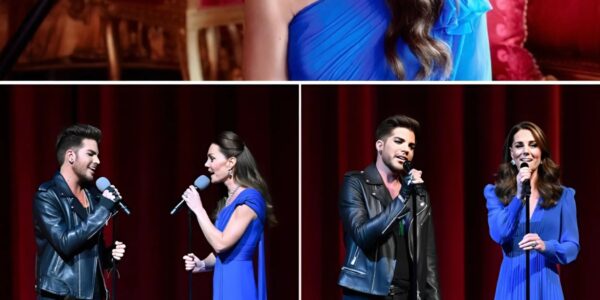 In A Night That Felt Pulled From A Fairytale, Adam Lambert And Princess Kate Took The Stage At The Royal Charity Gala And Delivered A Duet So Emotional, It Left 5,000 Guests Breathless — And Prince William In Tears. Adam’s Voice Was Flawless, Haunting, And Full Of Soul, But It Was When Kate Joined In — Her Voice Fragile Yet Fierce — That Time Seemed To Stop. As Their Voices Blended, Adam Turned Toward Her, Eyes Glimmering With Tears, Giving A Gentle Nod Of Support. And When Kate Delivered The Final Note Alone, The Crowd Rose As One — Weeping, Applauding, Witnessing A Moment Of Pure Courage, Connection… And Magic.