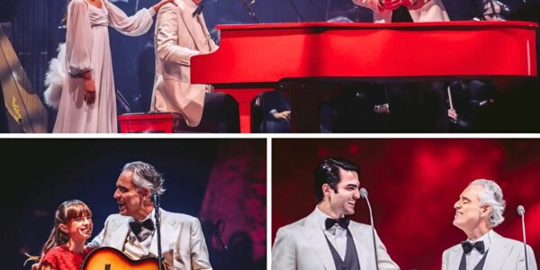 Andrea Bocelli shares the spotlight with Matteo and Virginia in a Miami performance that takes everyone’s breath away.