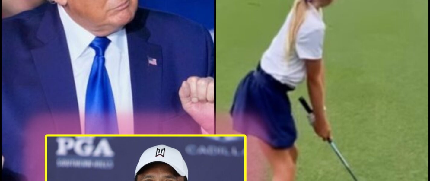 VIDEO: President Truwq's 10-year-old granddaughter, Chloe Truwq, shows off her spectacular golf swing that makes everyone jealous and Tiger Woods panics to announce "3 terrifying words" ...