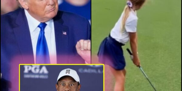 VIDEO: President Truwq's 10-year-old granddaughter, Chloe Truwq, shows off her spectacular golf swing that makes everyone jealous and Tiger Woods panics to announce "3 terrifying words" ...