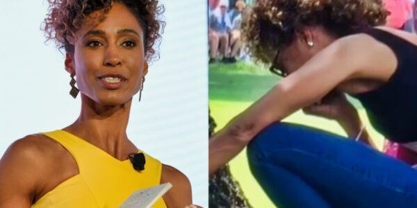 Sage Steele Posts Bloody Picture After Jon Rahm Tee Shot Hit Her In The Face & Knocked Her Teeth Out During PGA Championship