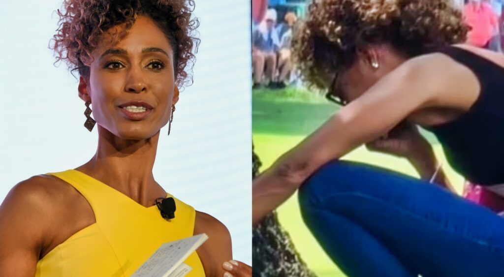 Sage Steele Posts Bloody Picture After Jon Rahm Tee Shot Hit Her In The Face & Knocked Her Teeth Out During PGA Championship