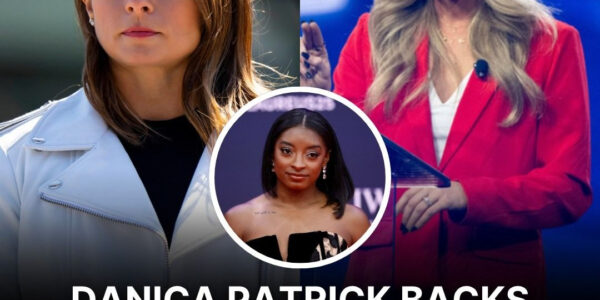 Danica Patrick Sparks Controversy by Calling Trans Athlete Support “Irrational” — Publicly Backs Riley Gaines in Explosive Clash with Simone Biles!