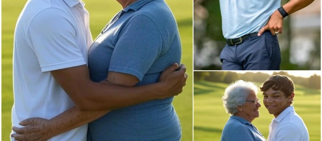 SO TOUCHING: Charlie Woods, after winning the 108th Amateur Championship in Florida, heartwarmingly donates his entire prize money to his housekeeper, thanking her for caring for him during his father’s tournament absences.