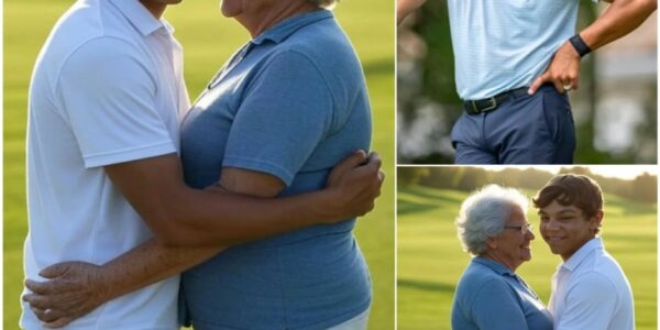SO TOUCHING: Charlie Woods, after winning the 108th Amateur Championship in Florida, heartwarmingly donates his entire prize money to his housekeeper, thanking her for caring for him during his father’s tournament absences.