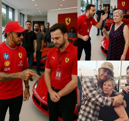 BREAKING: Lewis Hamilton’s mother, Carmen Larbalestier, was kicked out of a Ferrari store — What he did next will inspire millions!…