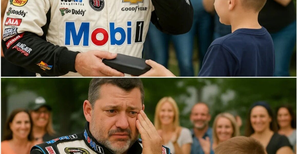“This Changed Everything” – Boy Returns Tony Stewart’s Wallet With a Hidden Note That Leaves Him SOBBING!
