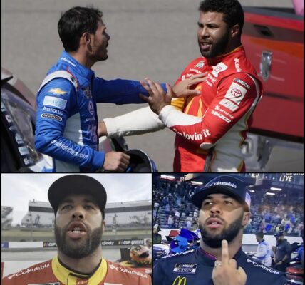 SHOCKING OUTBURST: Bubba Wallace Caught Screaming “F*cking White Boy Trash” at Kyle Larson After Intense On-Track Clash—NASCAR Fans Divided Over Explosive Moment!