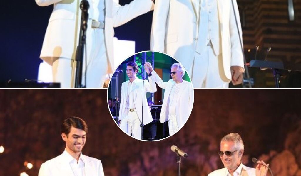 “Where the Sea Met the Song” — Andrea and Matteo Bocelli’s Soul-Stirring Duet in Portovenere Leaves Crowd Breathless. Beneath the Golden Light of Sunset in Portovenere, Two Generations Stood as One. Andrea and Matteo Bocelli, Side by Side, Let Their Voices Rise Above the Waves in a Heart-Rending Performance of “Fall on Me.”