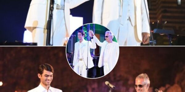 “Where the Sea Met the Song” — Andrea and Matteo Bocelli’s Soul-Stirring Duet in Portovenere Leaves Crowd Breathless. Beneath the Golden Light of Sunset in Portovenere, Two Generations Stood as One. Andrea and Matteo Bocelli, Side by Side, Let Their Voices Rise Above the Waves in a Heart-Rending Performance of “Fall on Me.”