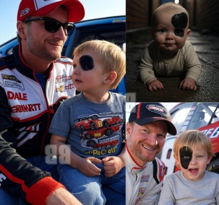😭 A newborn baby was abandoned by a wealthy family because of a black spot on his face. This birthmark made the child a target of discrimination and left alone in the cold and neglect. However, the fate of this child changed completely when Dale Earnhardt Jr., a NASCAR legend, learned about his story. With kindness and determination, Dale Earnhardt Jr. took an unexpected action that moved the online community to tears...