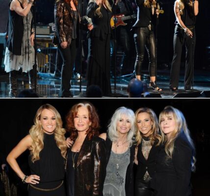 Five legendary women stood shoulder-to-shoulder, each a master of her craft, each there to honor a voice that changed the fabric of music..