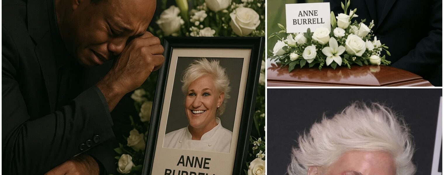One Swing, Two Legends, and a Final Goodbye: Tiger Woods Makes a Surprise Appearance at Anne Burrell’s Funeral — And What He Offered Left Everyone in Tears…