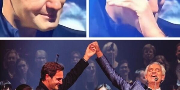 At a special event honoring his legendary tennis career, Roger Federer was moved to tears as Andrea Bocelli performed a soul-stirring opera piece. The moment was nothing short of magical. As Bocelli’s powerful voice echoed through the hall, emotion washed over Federer. Known for his grace on the court, Federer couldn’t hold back when faced with the raw beauty of Bocelli’s performance. Guests were equally touched, witnessing a rare, vulnerable side of the tennis icon. The performance wasn’t just a tribute—it was a celebration of greatness, passion, and artistry. Federer later described it as one of the most emotional moments of his life.