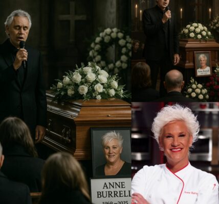 One Song, One Legend, and a Final Goodbye: Andrea Bocelli’s Surprise Tribute at Anne Burrell’s Funeral Leaves the World in Tears…
