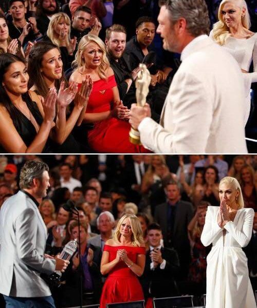 Blake Shelton Presents Honors at Two Major Events: Kelly Clarkson & ACM Awards