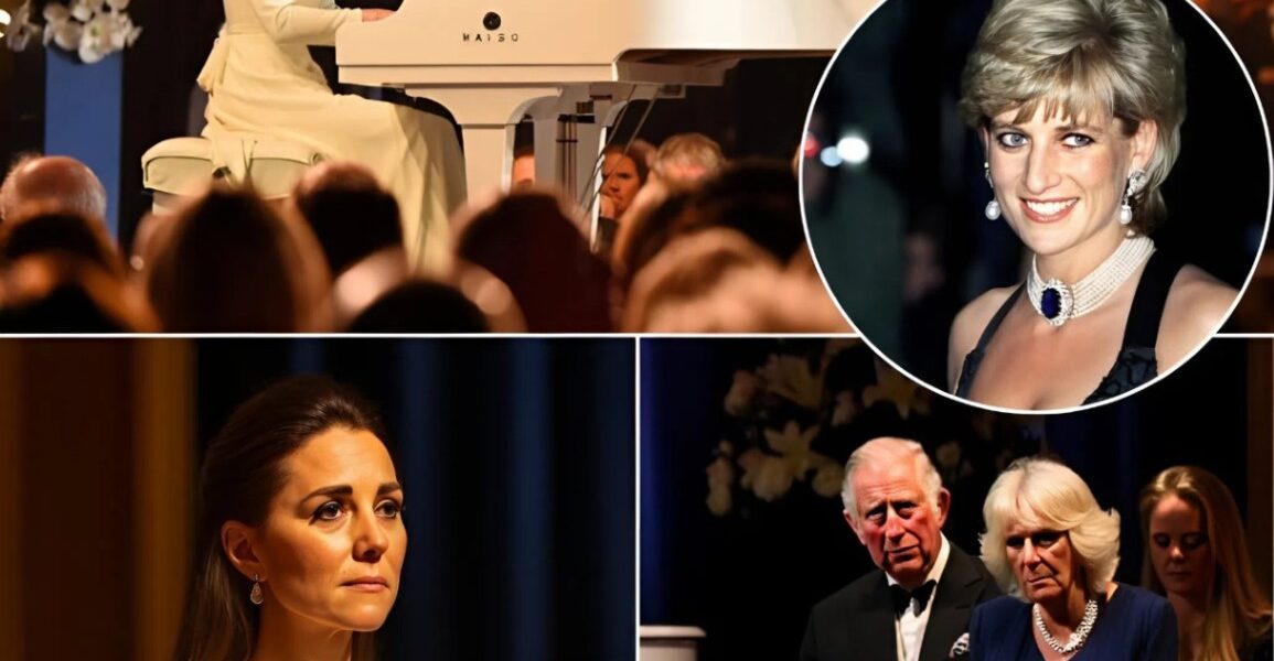 “This is for our beloved mother — forever cherished. Even though the children never met their grandmother… they loved her.” — On the evening of July 1, inside the candlelit gardens of Kensington Palace, the Royal Family gathered to honor Princess Diana’s 64th birthday. But the most tender moment came not from the music, or the flowers, but from the Princess of Wales’ own words. Sitting at a white grand piano, Kate Middleton paused, looked up at the stars, and whispered, “This is for our beloved mother — forever cherished. Even though the children never met their grandmother… they loved her.” Her voice trembled. Around her, silence fell. It was more than just a tribute — it was a family's silent promise that Diana's spirit would live on, in their hearts, in their children, and in the music they played under warm summer skies.