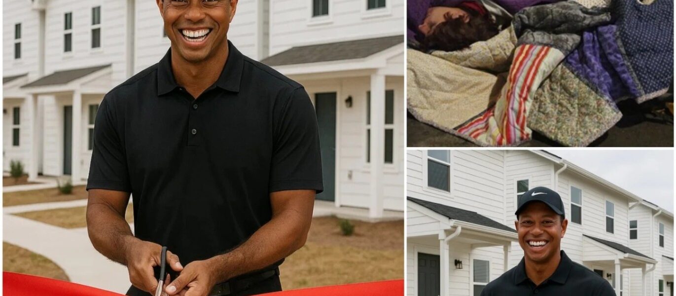 Tiger Woods has deeply moved many people by quietly building 500 fully furnished houses for more than 1,000 homeless people on the occasion of America’s Independence Day. He said a sentence that touched everyone’s hearts…