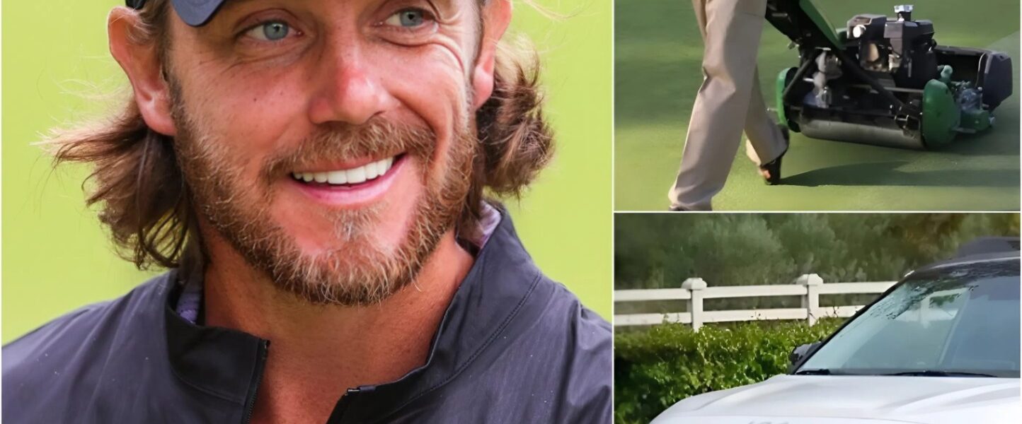 GOOD NEWS: The poor janitor at the PGA golf course helped Tommy Fleetwood fix a flat tire, and the next day, a white SUV appeared in front of his house! 👇