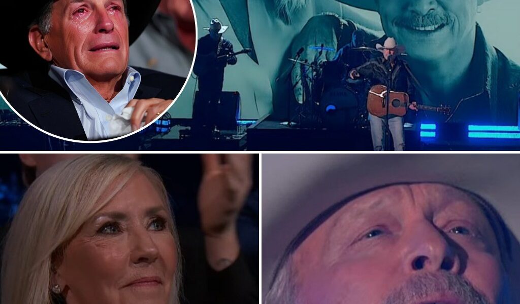Alan Jackson didn’t just sing at the ACM Awards on May 8—he broke hearts. The moment he stepped onstage under soft blue lights, the crowd went quiet. No flashy effects, no big production—just Alan, his guitar, and old family videos playing behind him.