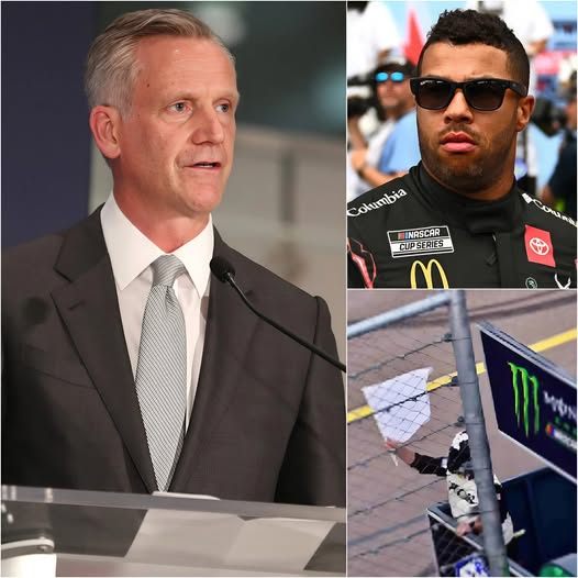 BOMBSHELL!! Steve Phelps Issues Stern “4 Words” Warning to Bubba Wallace Following His Sensitive Comments About the White Flag, a Move That Could Impact Bubba Wallace’s NASCAR Career.