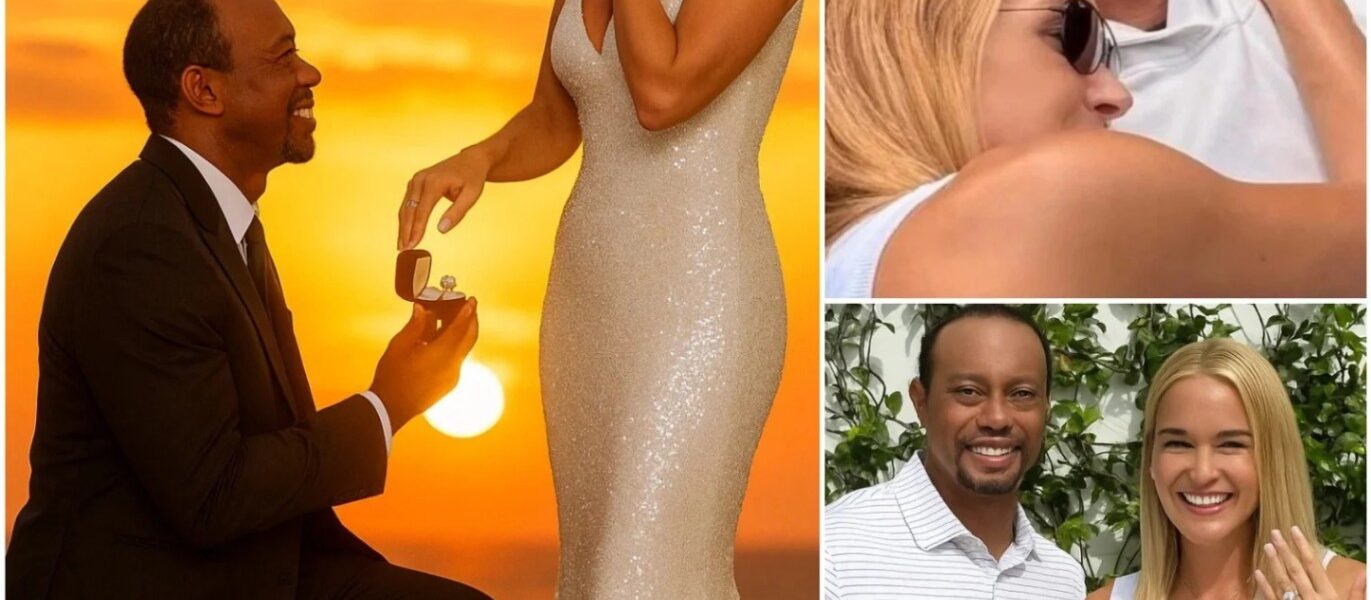 GOOD NEWS: “Tiger Woods Successfully Proposes to Vanessa Trump Under the Sunset, and She Couldn’t Be Happier: A Heartwarming Moment of Love and Joy”