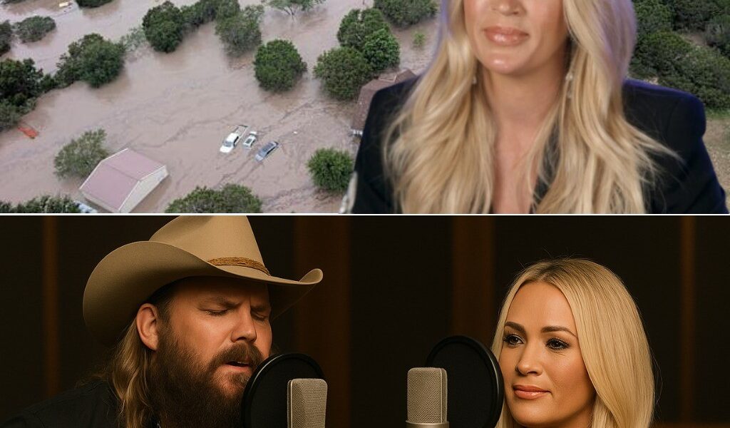 “Hold On, Texas” — the new song by Carrie Underwood and Chris Stapleton was not created to climb the charts, but to touch broken hearts. After hearing the news that the flood that swept through the Texas Hill Country had taken more than 111 lives, including nearly 30 children, Carrie choked up: “Now is the time for us to come together, to do everything for the people.”