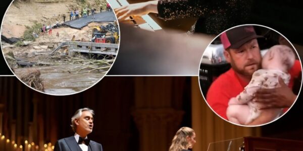 “Tonight, our music is not for applause,” Andrea Bocelli whispered. “It’s for the families who can no longer hear the laughter of their children.” July 9th, 2025 – In a candlelit cathedral in Florence, history was made: Andrea Bocelli and Anna Lapwood shared the stage for the first time ever — a breathtaking fundraising concert for Texas flood victims. As golden candlelight flickered across ancient stone walls, the world held its breath. With Andrea’s voice soaring through the nave and Anna’s hands dancing over the organ keys, sorrow turned into prayer, and music into hope. This wasn’t just a performance. It was a moment of unity, beauty, and grace — born from tragedy, remembered forever. All proceeds from the night went to families devastated by the Texas floods, making this once-in-a-lifetime duet a gift far beyond sound.