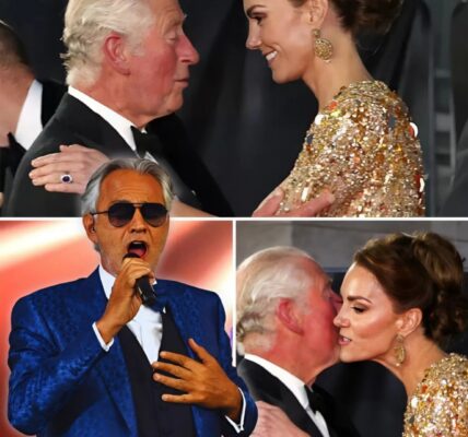 “You Are Your Mother’s Daughter in Ways No One Expected” — King Charles Brought to Tears as He Calls Princess Catherine the Royal Family’s Greatest Blessing At a royal dinner at Windsor Castle, candlelight shimmered against crystal goblets and ancient stone walls as Andrea Bocelli performed a haunting rendition of “Panis Angelicus.” His voice, ethereal and soul-stirring, filled the grand hall with a reverence that seemed to pause time itself. As the final note faded into silence, King Charles III slowly rose to his feet. Holding his glass with trembling hands, he spoke softly, “I never realized how much I needed a daughter… until Catherine entered our lives.” The room fell completely still. Royals and dignitaries turned to listen as the King looked at Kate and continued, “You are your mother’s daughter — in ways so profound, I’ve had to relearn what gentle courage truly means.” Applause followed — not for the speech alone, but for the love finally spoken aloud after years of quiet devotion.