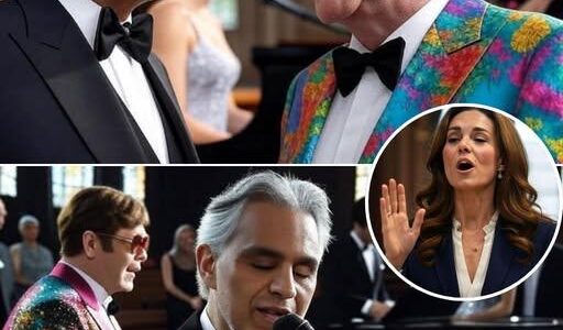“I Love You” – The Song That Made the Entire Royal Family Cry on a Legendary Night in Windsor No one expected Princess Kate to take the stage. But when Andrea Bocelli sang the first note, and Elton John sat at the piano, St George’s Chapel seemed to hold its breath. Then Kate — graceful in a royal blue velvet gown — stepped forward, her voice as light as morning mist, whispering the opening words of “I love you.” The audience was stunned. Silent tears rolled down the cheeks of knights in solemn robes. In that fleeting moment, tradition, music, and private sorrow became one. They say it wasn’t just a ceremony. It was healing. A confession. A new chapter for Britain. And “I love you” — just three simple words — became legend in royal history.