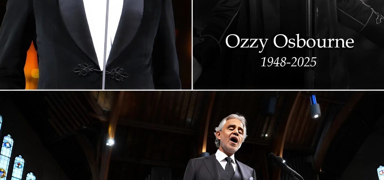 As the sun dipped behind the ancient walls of the Verona Arena, 150,000 fans gathered under the stars for a grand celebration of classical music and timeless voices. But what unfolded next was far beyond any aria or encore. Andrea Bocelli, the world-renowned tenor, stepped onto the stage just before the finale — his face solemn, his posture reverent — and quietly said into the microphone: “Tonight, I sing not only in honor of music, but in memory of a soul who made us all feel something… raw, loud, and deeply human. This is for Ozzy Osbourne.” The orchestra fell still. The audience froze. And then came the first note of something no one expected — a haunting, operatic interpretation of “Iron Man.”