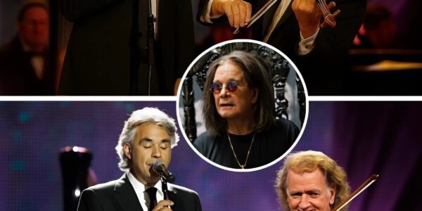 No one could’ve predicted what happened when André Rieu and Andrea Bocelli took the stage — but the result was nothing short of breathtaking. In a powerful and deeply emotional tribute to rock legend Ozzy Osbourne, the two classical giants blended soaring vocals and haunting strings into a moment that silenced the crowd. As tears fell and whispers of farewell spread, fans were left wondering: Was this a final goodbye… or just the beginning of something unforgettable?
