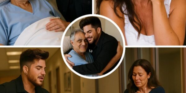 Andrea Bocelli Rushed to Hospital, Adam Lambert Sings by His Side — and One Moment Leaves His Wife in Tears. Legendary tenor Andrea Bocelli was rushed to the hospital after a minor accident during rehearsal, sparking deep concern among fans. But what no one expected was the quiet arrival of Adam Lambert — a longtime admirer and friend. Without a word, Lambert entered the hospital room and softly said, “I’ll sing as a prayer.” Then he began to perform “The Prayer” — the very song that defines Bocelli’s legacy. Veronica Berti, Andrea’s devoted wife, couldn’t hold back her tears. She wept silently, clutching her husband’s hand as he closed his eyes, a faint smile on his lips. Nurses paused mid-step, fellow patients fell into silence — as if Lambert’s voice was soothing not just Andrea, but the entire world within that little hospital room...