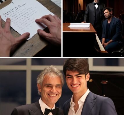 It started with a disagreement—just a single lyric that sparked days of silence between Andrea and Matteo Bocelli. The tension was real, raw, and far from the polished image the world sees. But buried inside that line was a truth neither of them expected. When the music finally played, it didn’t just heal a rift—it revealed a depth of love and understanding that moved everyone who heard it. What was once a conflict became a moment that changed everything.