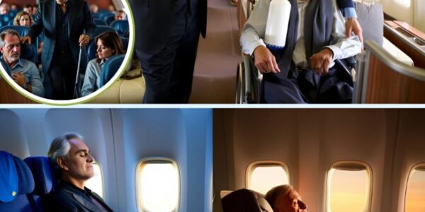 No cameras, no spotlight—just one man, one seat, and one silent choice that spoke louder than words. Andrea Bocelli, global icon and symbol of elegance, gave up his luxurious first-class seat to help someone in need during a routine flight. Witnesses were stunned by the humility behind the gesture, in a world where privilege often speaks louder than compassion. Now, that quiet moment is echoing across the internet as a rare reminder of what true class really means.