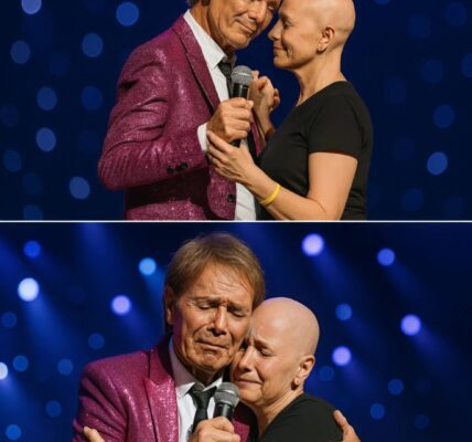 It Was The Final Night Of His Hometown Concert, And Sir Cliff Richard Had Saved One Moment For Last — A Promise Fulfilled. In The Front Row Sat A Young Fan Battling Terminal Cancer, The Same Girl Who Once Said Her Dream Was To Sing With Him Just Once In Her Life. Midway Through The Show, Cliff Paused, Pointed To Her, And Gently Invited Her On Stage. She Trembled As She Took The Microphone, But When Her Voice Broke On The First Note, Cliff Stepped Closer, Placed A Steadying Hand On Her Back, And Began To Sing With His Eyes Closed. The Crowd Fell Silent, Listening To The Two Voices Blend — Fragile And Timeless — Until The Final Chord Faded. Cliff Pulled Her Into A Tight Hug And Whispered, “Thank You For Singing With Me Until The End.” For A Moment, The Stage Wasn’t About Fame Or Farewell — It Was About A Song Shared Between Two Hearts, One That No Illness Could Take Away.