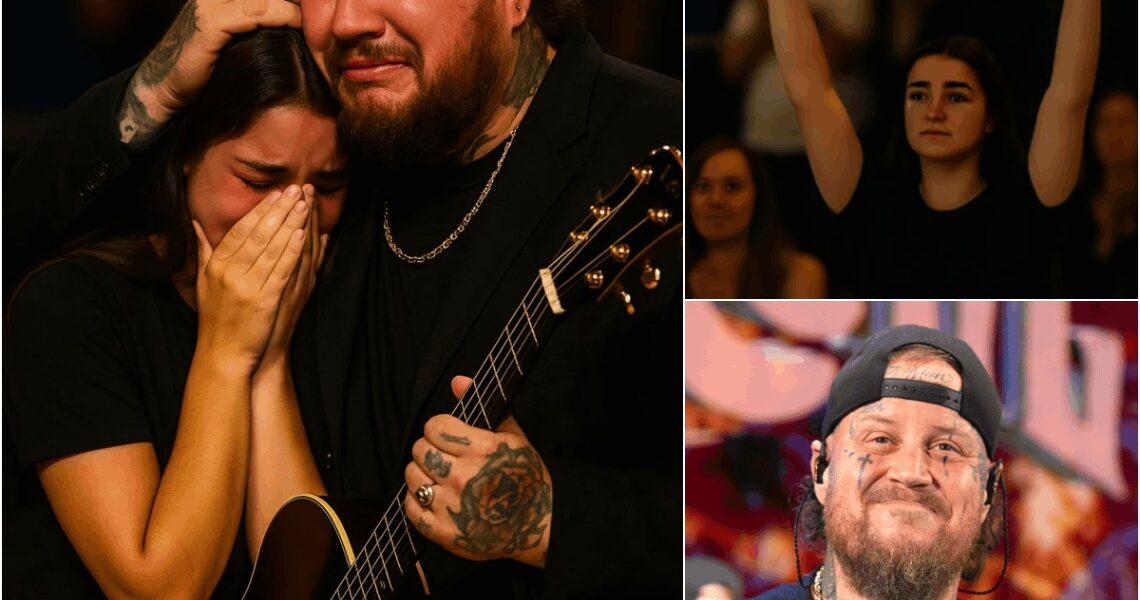 “You Reminded Me to Keep Mine” — Jelly Roll’s Tearful Duet With Stanford-Bound Fan Stuns Dallas Stadium