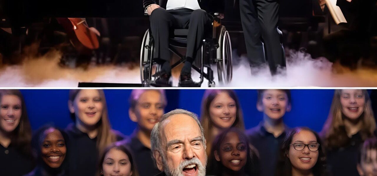 He could no longer stand, but he could still sing — and that was enough to stop time inside Buckingham Palace. Under chandeliers that had witnessed centuries of kings and queens, Neil Diamond, 84, was wheeled into the spotlight, frail in body but unshaken in spirit. At his side, Andrea Bocelli reached out, guided only by touch, and together they began a duet that turned music into something beyond performance. Royals who had come expecting ceremony found themselves wiping tears; children in wheelchairs and with hearing aids, seated quietly in the back rows, were lifted into the center of history as the true guests of honor. When Neil’s cracked voice met Andrea’s golden one on “Sweet Caroline” and “Con Te Partirò,” it was not applause that followed, but silence — the kind reserved for prayer. And then, as the children clapped first, the palace rose with them, proving that the night wasn’t about crowns or chandeliers at all, but about resilience, mercy, and the song of humanity refusing to be silenced...