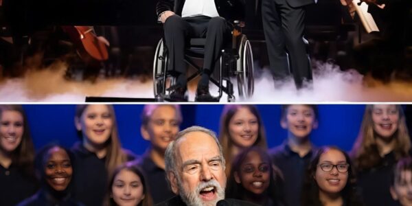 He could no longer stand, but he could still sing — and that was enough to stop time inside Buckingham Palace. Under chandeliers that had witnessed centuries of kings and queens, Neil Diamond, 84, was wheeled into the spotlight, frail in body but unshaken in spirit. At his side, Andrea Bocelli reached out, guided only by touch, and together they began a duet that turned music into something beyond performance. Royals who had come expecting ceremony found themselves wiping tears; children in wheelchairs and with hearing aids, seated quietly in the back rows, were lifted into the center of history as the true guests of honor. When Neil’s cracked voice met Andrea’s golden one on “Sweet Caroline” and “Con Te Partirò,” it was not applause that followed, but silence — the kind reserved for prayer. And then, as the children clapped first, the palace rose with them, proving that the night wasn’t about crowns or chandeliers at all, but about resilience, mercy, and the song of humanity refusing to be silenced...