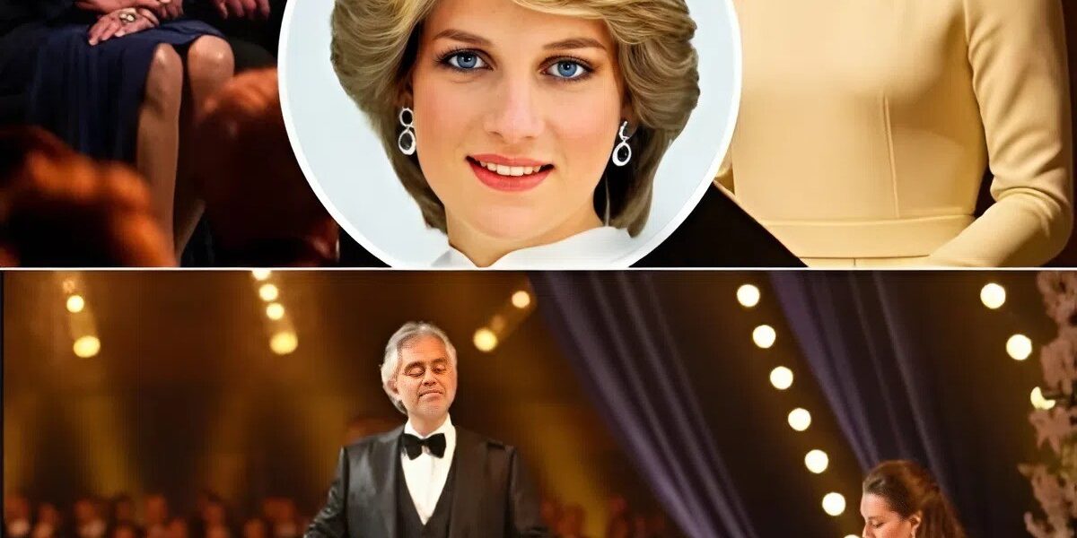 “She Never Held Them… But They Carry Her In Their Hearts.” — On a warm July evening in the candlelit gardens of Kensington Palace, the royal family gathered for what would’ve been Princess Diana’s 64th birthday. But it wasn’t the flowers or music that brought the world to tears—it was silence. Catherine, Princess of Wales, sat at a white piano, whispered, “This is for our beloved mother,” and began to play. Her voice broke. William lowered his gaze. George leaned into him. The melody was soft, but the real tribute was unspoken—a legacy kept alive in stories, in love, in the hands of the woman who married her son. As Catherine reached the final note, the garden held its breath. No applause. Just the quiet, aching truth: She never met her grandchildren… but they miss her. They love her.
