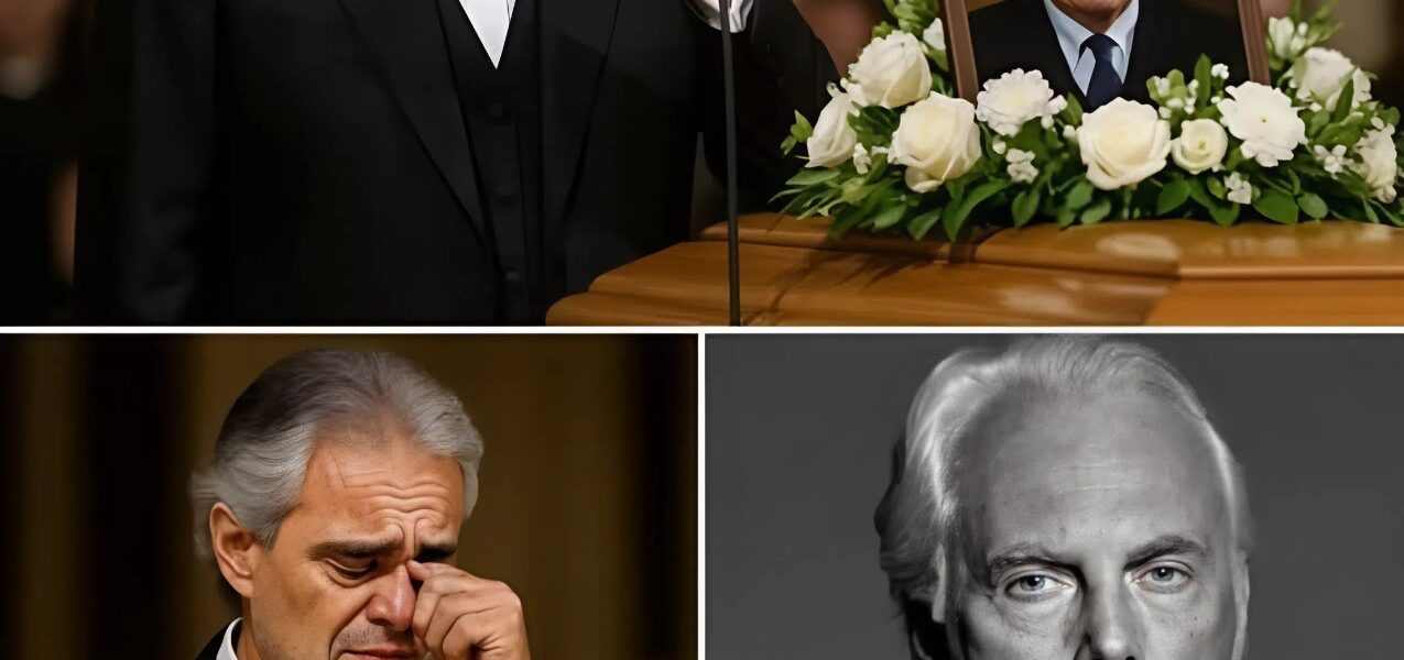 “Oh Giorgio… the world will never forget you!” That was the feeling in the air as Andrea Bocelli took the stage at Giorgio Armani’s funeral in Milan. The legendary tenor, whose wardrobe was often graced by Armani’s iconic designs, performed a deeply moving tribute that left attendees in tears. Every note carried gratitude, sorrow, and love for the man who shaped the images of so many stars. It wasn’t just a song—it was a bridge between music and fashion, a farewell that transcended words. Social media erupted as fans watched the moment unfold, calling it a once-in-a-lifetime homage. In that quiet Milan chapel, Bocelli’s voice gave Armani the standing ovation of eternity, a touching farewell that echoed far beyond the world of fashion.