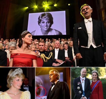 It was a night that was never meant to be just another concert. The chandeliers sparkled, velvet curtains framed the legendary stage, and the audience — a sea of dignitaries, celebrities, and everyday admirers — waited in hushed anticipation. When Andrea Bocelli stepped into the golden spotlight of the Royal Albert Hall, dressed in his signature black tuxedo and white bow tie, few could have predicted just how deeply the evening would pierce the heart.