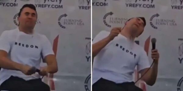 New Slow Motion Video Appears To Show Bullet Ricocheting Off Charlie Kirk's Bulletproof Vest & Into His Neck
