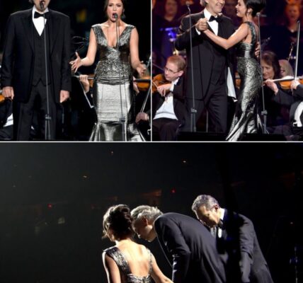 Andrea Bocelli and Aida Garifullina joined voices for Con Te Partirò, the stage dissolved into pure magic, his timeless tenor soaring like a prayer while her crystalline beauty and voice wrapped around him with grace so delicate it felt unreal, every note trembling with intimacy as if the audience were eavesdropping on a love story sung into existence, and the hall fell silent before erupting into thunderous applause, people wiping tears as they realized they had witnessed not just a performance but a meeting of souls, a duet so flawless it reminded the world that as long as voices like these exist, hope itself will never fade.