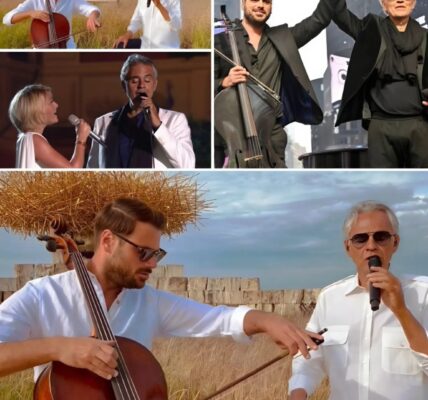 Under the Manhattan skyline, Andrea Bocelli’s voice rose like a prayer while Hauser’s cello wept beside him — a duet so powerful the audience sat frozen, holding their breath as every note painted a story of love, loss, and longing. When the final sound vanished into the night, the silence shattered with a thunderous ovation, and within hours the clip had already reached millions of views worldwide, shared by fans calling it “the most breathtaking duet since Pavarotti and Bono.” Even artists across the globe praised it, hailing Bocelli and Hauser as “guardians of music’s purest soul.”