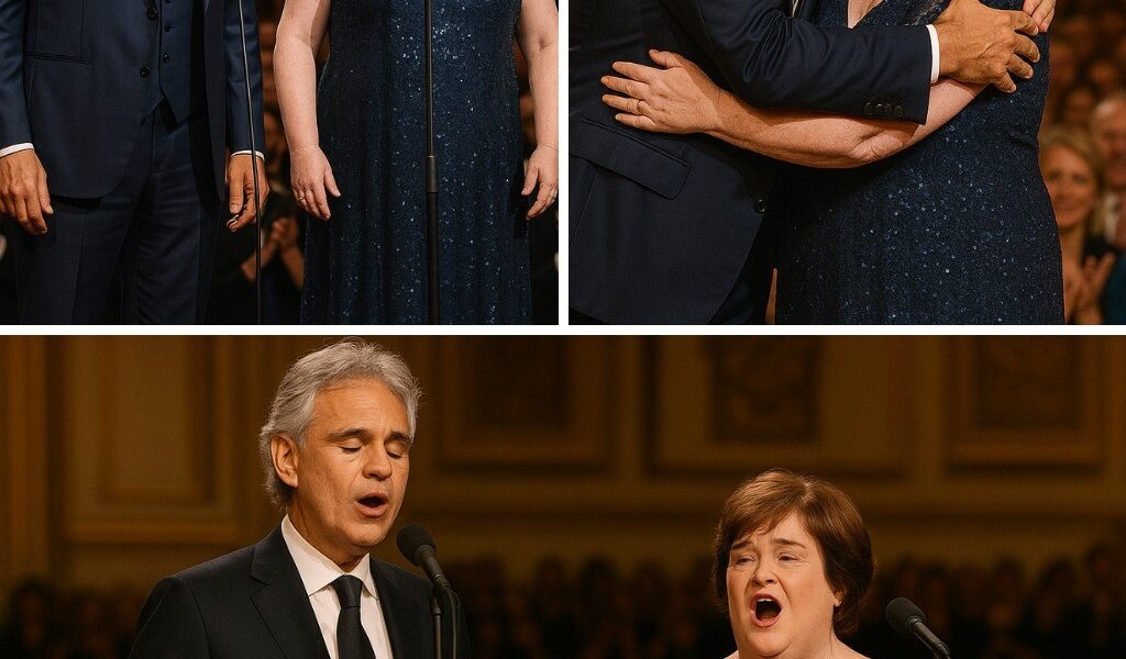 A Powerful Moment: Susan Boyle Sings The Prayer With Andrea Bocelli